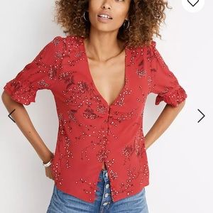 Ref Madewell Daylight Top in Windswept Floral size 6